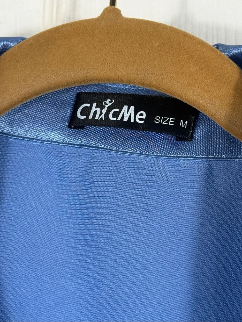 Chloe Sky Blue Satin Pantsuit Set